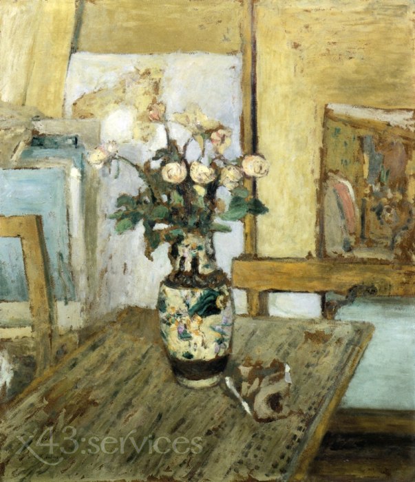 Edouard Vuillard - Blumenvase - Vase of Flowers 3
